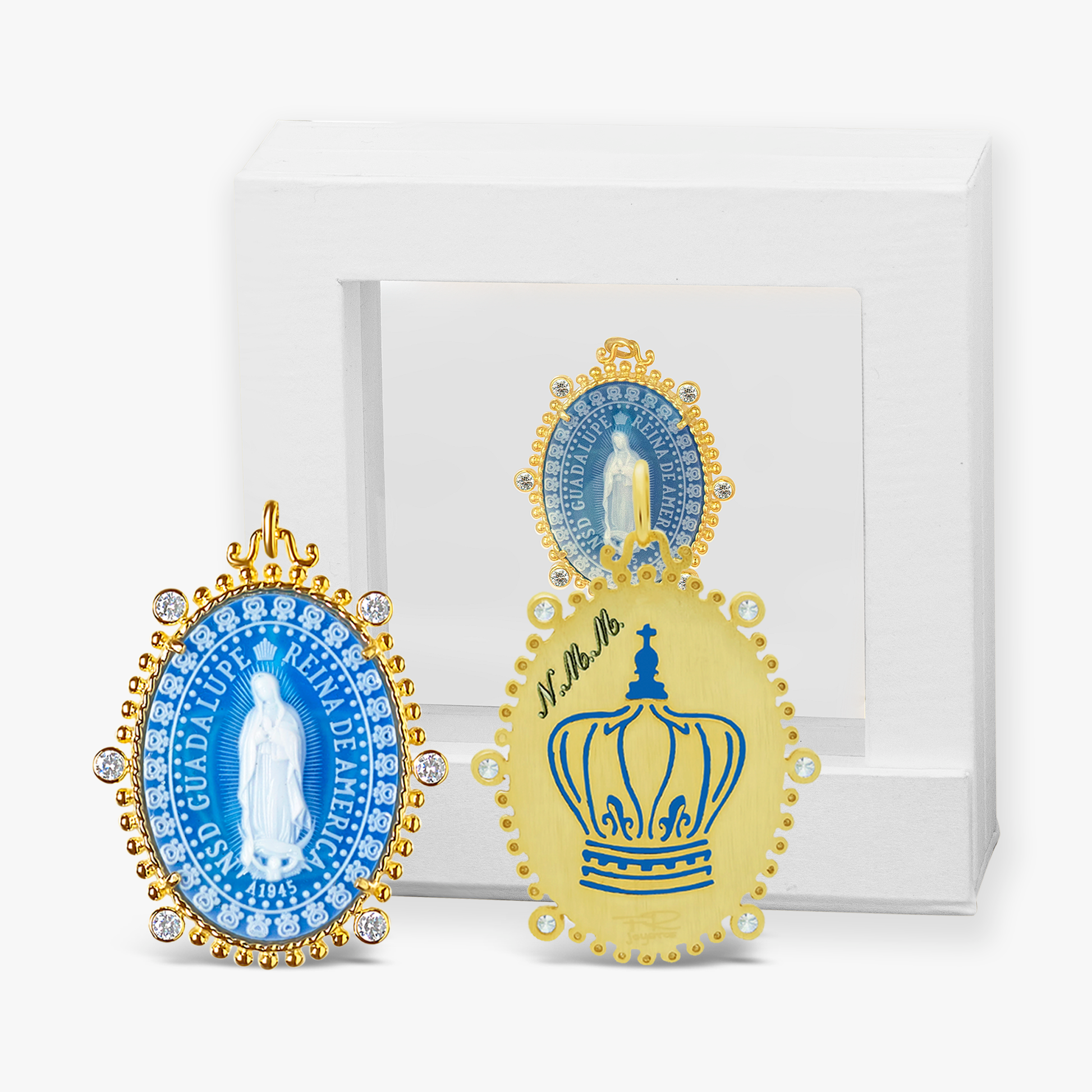 Medalla Reina + Caja Conmemorativa + Grabado de Iniciales - Frank Ronay